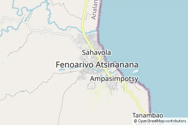 Mapa Fenoarivo Atsinanana