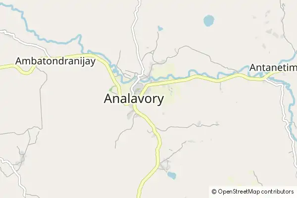 Mapa Analavory