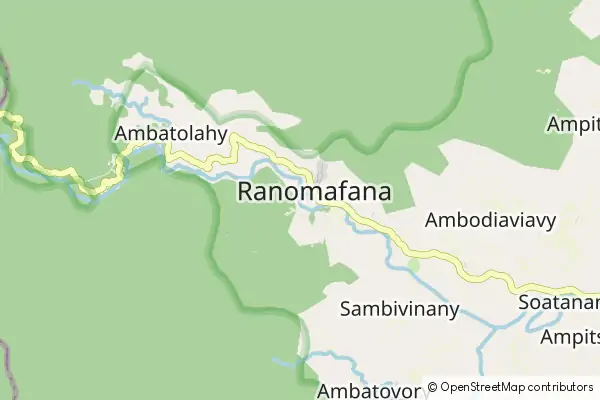 Mapa Ranomafana