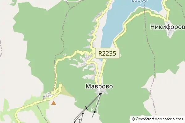 Mapa Mavrovo