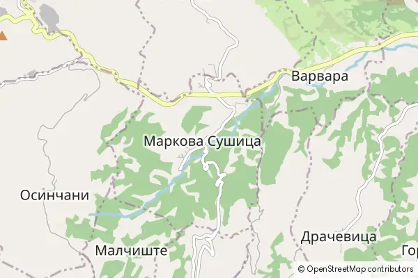 Mapa Markova Sušica