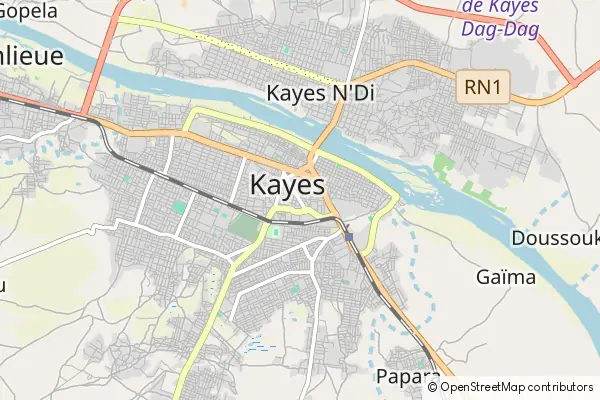 Mapa Kayes