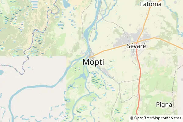 Mapa Mopti