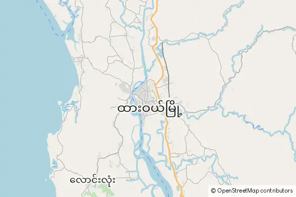 Mapa Dawei