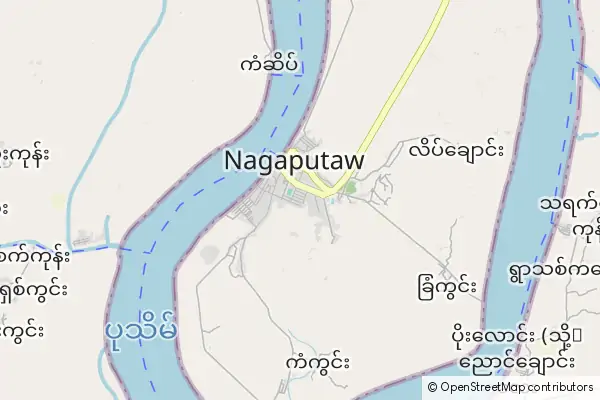 Mapa Ngapudaw