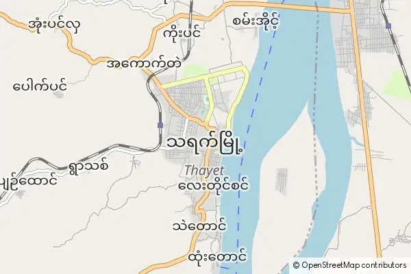 Mapa Thayet