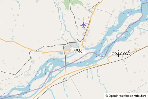 Mapa: Pakokku • © OpenStreetMap contributors Mapa Pakokku