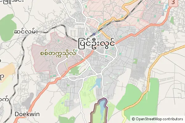 Mapa Pyin Oo Lwin (Maymyo)