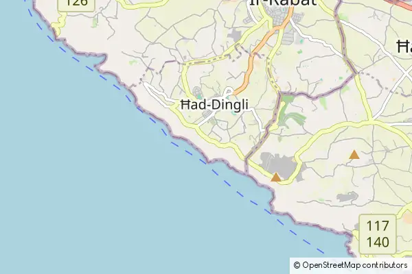 Mapa Dingli