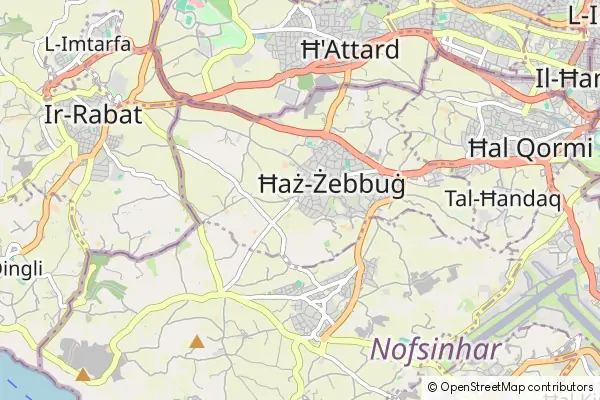 Mapa Zebbug