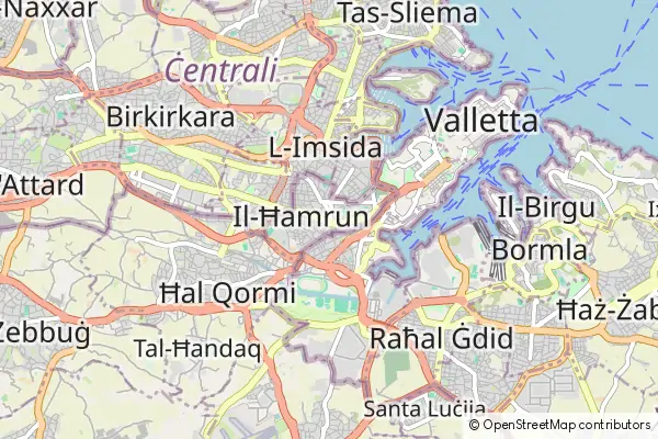 Mapa Hamrun