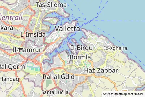 Mapa Senglea