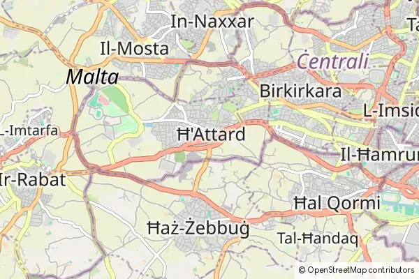 Mapa Attard