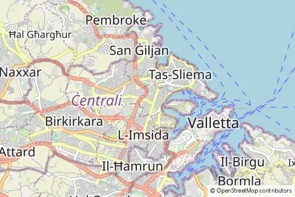 Mapa Il Gzira