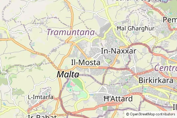 Mapa Mosta