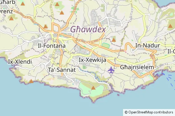 Mapa Xewkija