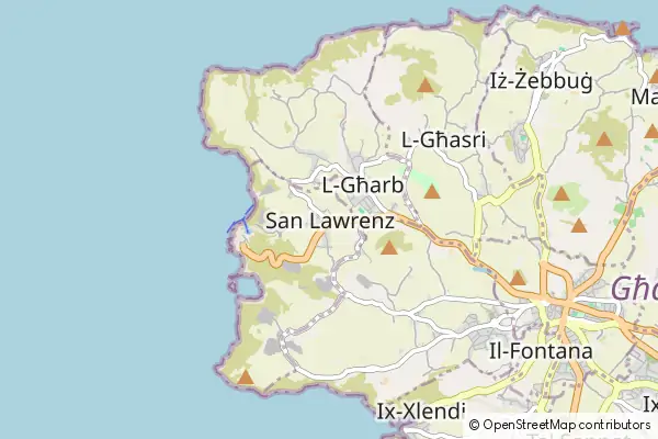 Mapa San Lawrenz