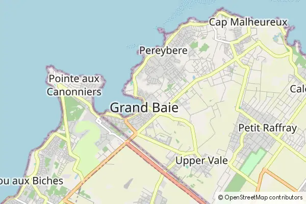 Mapa Grand Baie