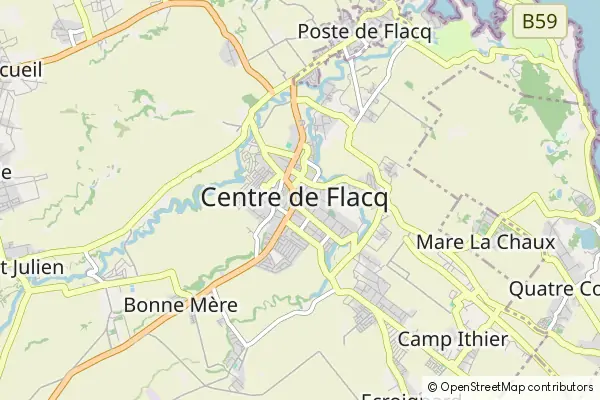 Mapa Centre de Flacq