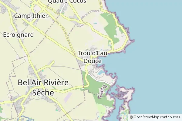 Mapa Trou d'eau Douce