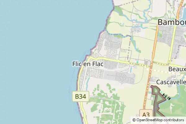 Mapa Flic en Flac