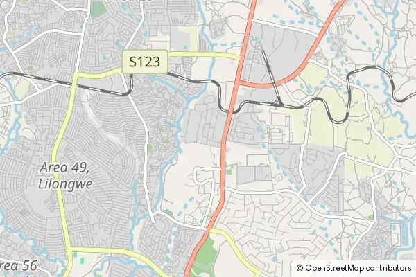 Mapa Park Narodowy Liwonde