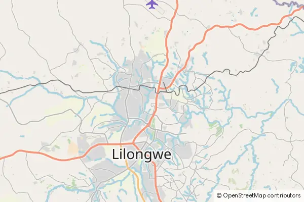 Mapa Lilongwe