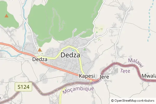 Mapa Dedza