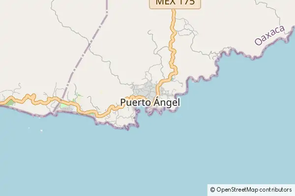 Mapa Puerto Ángel