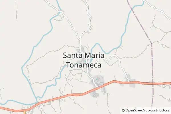 Mapa Santa María Tonameca