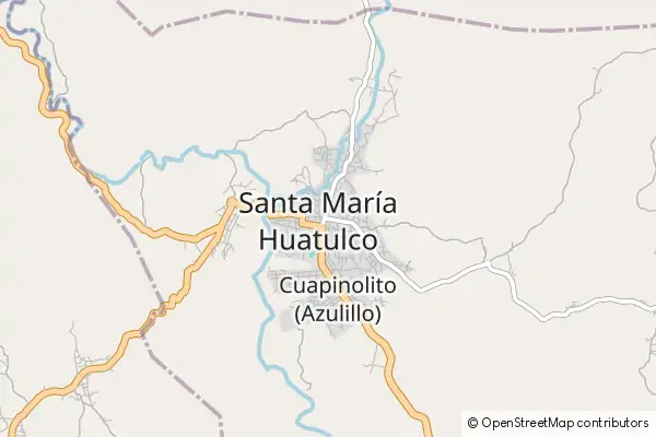 Mapa Santa María Huatulco