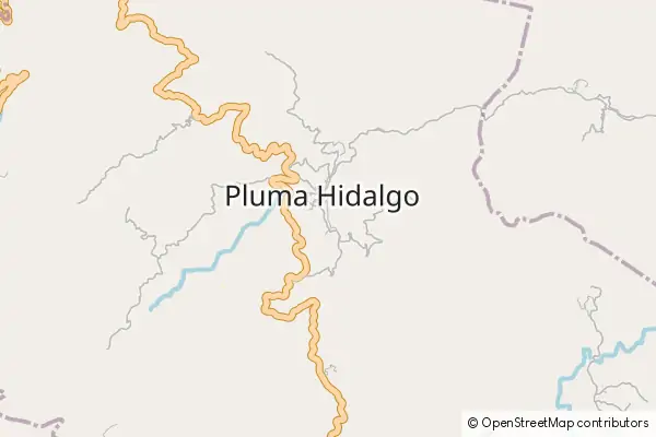 Mapa Pluma Hidalgo