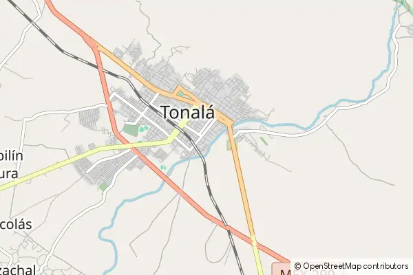 Mapa Tonalá