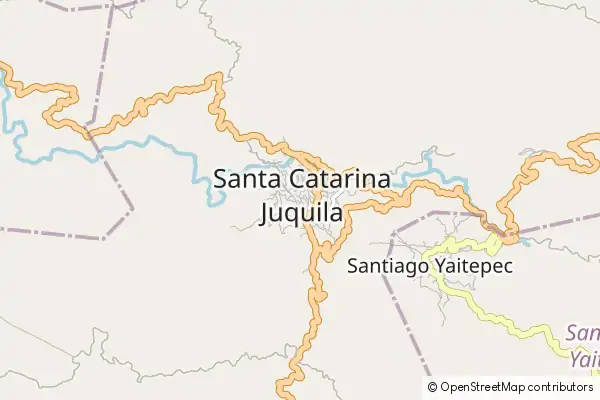 Mapa Santa Catarina Juquila