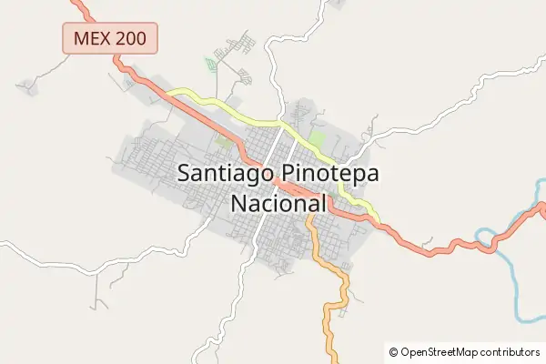 Mapa Pinotepa Nacional