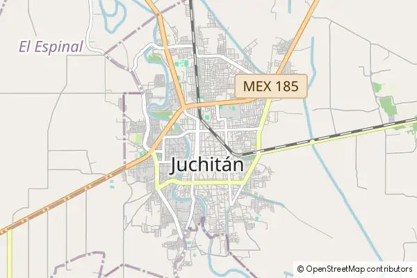 Mapa Juchitan