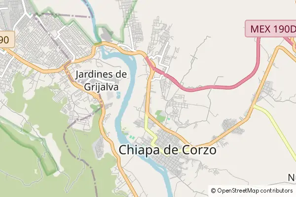 Mapa Chiapa de Corzo