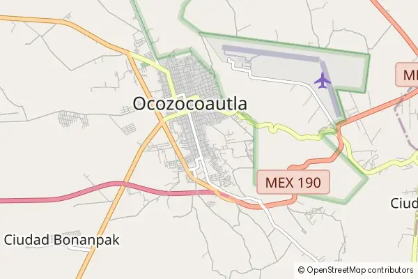 Mapa Ocozocoautla de Espinosa
