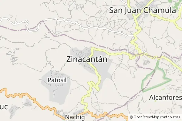 Mapa Zinacantán