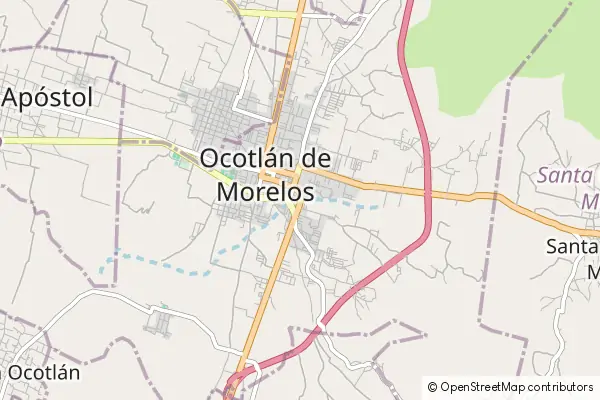 Mapa Ocotlán de Morelos