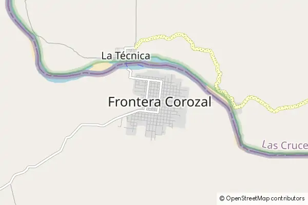 Mapa Frontera Corozal