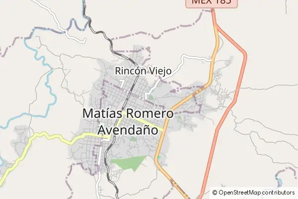 Mapa Matías Romero