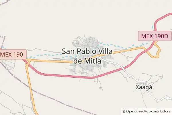 Mapa Mitla