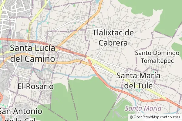 Mapa Tlalixtac de Cabrera