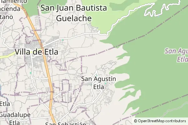 Mapa San Agustín Etla