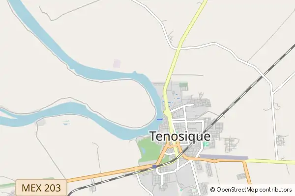 Mapa Tenosique