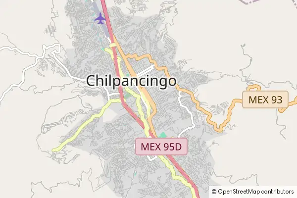 Mapa Chilpancingo de los Bravo