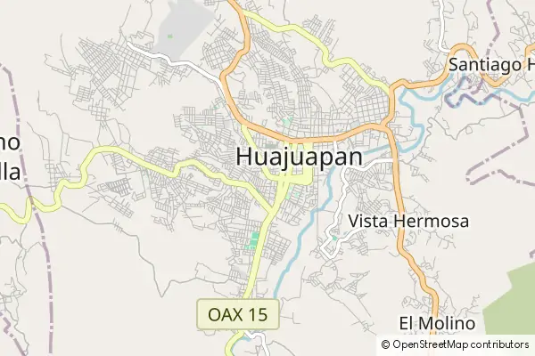 Mapa Huajuapan de Leon