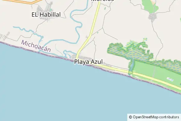 Mapa Playa Azul