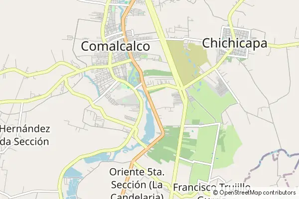 Mapa Comalcalco